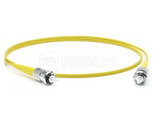 Патч-корд FC-S2-9-ST/UR-ST/UR-H-50M-LSZH-YL волоконно-оптический (шнур) SM 9/125 (OS2) ST/UPC-ST/UPC 2мм simplex LSZH 50м Hyperline 247530