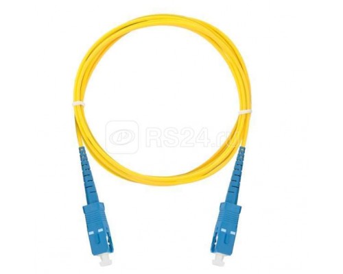 Патч-корд NMF-PC1S2C2-SCU-SCU-001 волоконно-оптический соед. одномод. 9/125мкм стандарта OS2 SC/UPC-SC/UPC одинарн. LSZH нг(В)-HFLTx 2мм жел. 1м NIKOMAX NMF-PC1S2C2-SCU-SCU-001