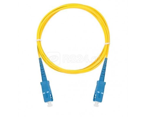 Патч-корд NMF-PC1S2C2-SCU-SCU-003 волоконно-оптический соед. одномод. 9/125мкм стандарта OS2 SC/UPC-SC/UPC одинарн. LSZH нг(В)-HFLTx 2мм жел. 3м NIKOMAX NMF-PC1S2C2-SCU-SCU-003