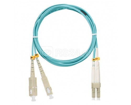 Патч-корд NMF-PC2M3C2-SCU-LCU-002 волоконно-оптический (шнур)перех. 50/125 (ОМ3) SC/UPC-LC/UPC двойн. LSZH нг(В)-HFLTx 2м NIKOMAX NMF-PC2M3C2-SCU-LCU-002