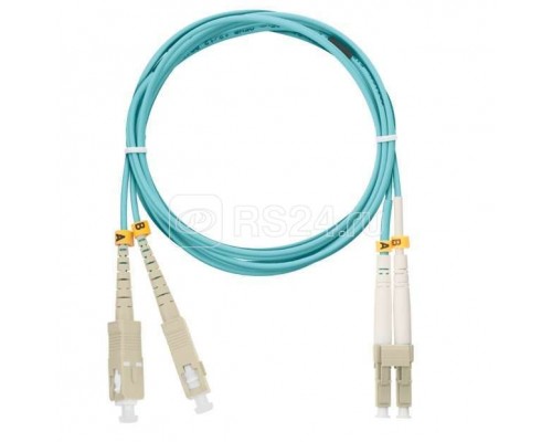 Патч-корд NMF-PC2M3C2-SCU-LCU-003 волоконно-оптический (шнур)перех. 50/125 (ОМ3) SC/UPC-LC/UPC двойн. LSZH нг(В)-HFLTx 3м NIKOMAX NMF-PC2M3C2-SCU-LCU-003