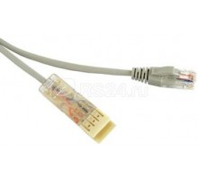 Патч-корд PC-110-RJ45-2P-CX-3M-LSZH-GY 110 тип-RJ45 2 пары Ethernet LSZH 3м сер. Hyperline 229899