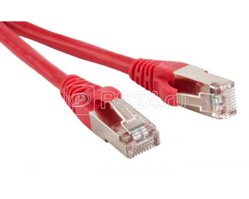 Патч-корд PC-LPM-STP-RJ45-RJ45-C6-10M-LSZH-RD F/UTP экран. кат.6 LSZH 10м красн. Hyperline 230381