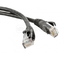 Патч-корд PC-LPM-STP-RJ45-RJ45-C6-1M-LSZH-BK F/UTP экран. кат.6 LSZH 1м черн. Hyperline 30852