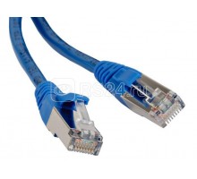 Патч-корд PC-LPM-STP-RJ45-RJ45-C6-1M-LSZH-BL F/UTP экран. кат.6 LSZH 1м син. Hyperline 230344