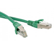 Патч-корд PC-LPM-STP-RJ45-RJ45-C6-1M-LSZH-GN F/UTP экран. кат.6 LSZH 1м зел. Hyperline 230345