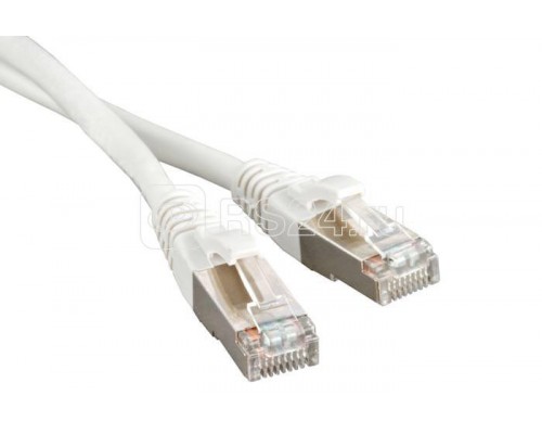 Патч-корд PC-LPM-STP-RJ45-RJ45-C6-5M-LSZH-WH F/UTP экран. кат.6 LSZH 5м бел. Hyperline 30854