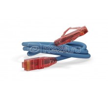 Патч-корд PC-LPM-UTP-RJ45-RJ45-C5e-10M-LSZH-BL U/UTP кат.5e LSZH 10м син. Hyperline 52531