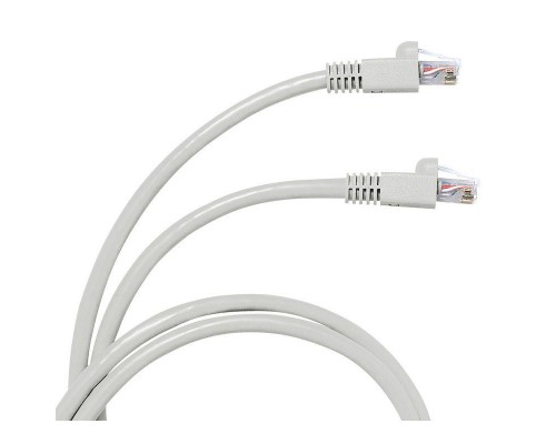 Патч-корд RJ45/RJ45 кат. 5е U/UTP PVC 15м сер. (шт) Leg 051501
