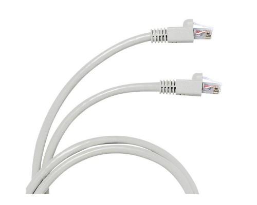 Патч-корд RJ45/RJ45 кат. 5е U/UTP PVC 8м сер. (шт) Leg 051500