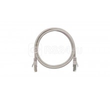 Патч-корд S/FTP 4 пары кат.6 (класс E) 250МГц 2хRJ45/8P8C BC (чистая медь) 26AWG (7х0.165мм) LSZH нг(А)-HFLTx сер. 0.5м NIKOMAX NMC-PC4SE55B-005-C-GY