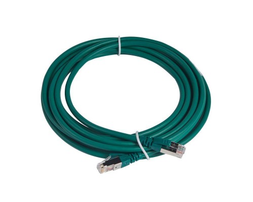 Патч-корд S/FTP LSZH кат.6А 5м зел. (шт) Leg 051869