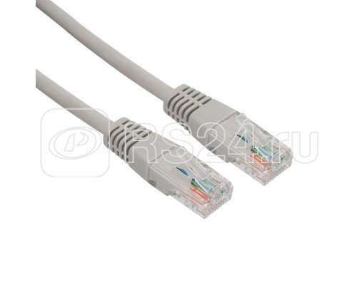 Патч-корд UTP категория 5e LSZH неэкранир. сер. (дл.3м) Rexant 18-8006