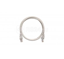 Патч-корд U/UTP 4 пары кат.5e (класс D) 100МГц 2хRJ45/8P8C BC (чистая медь) 24AWG (7х0.205мм) LSZH нг(А)-HFLTx сер. 1.5м NIKOMAX NMC-PC4UD55B-015-C-GY