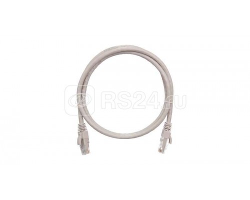 Патч-корд U/UTP 4 пары кат.6 (класс E) 250МГц 2хRJ45/8P8C BC (чистая медь) 24AWG (7х0.205мм) LSZH нг(А)-HFLTx сер. 0.5м NIKOMAX NMC-PC4UE55B-005-C-GY