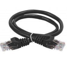 Патч-корд кат.5е UTP 0.5м черн. ITK PC09-C5EU-05M