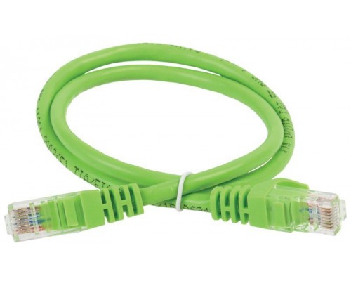 Патч-корд кат.5е UTP 0.5м зел. ITK PC02-C5EU-05M
