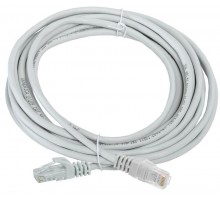Патч-корд кат.5е UTP 10м сер. GENERICA ITK PC01-C5EU-10M-G