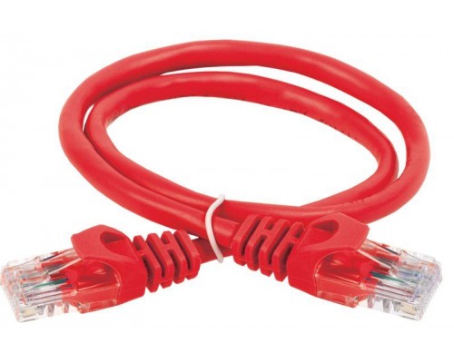 Патч-корд кат.5е UTP 1м красн. ITK PC04-C5EU-1M