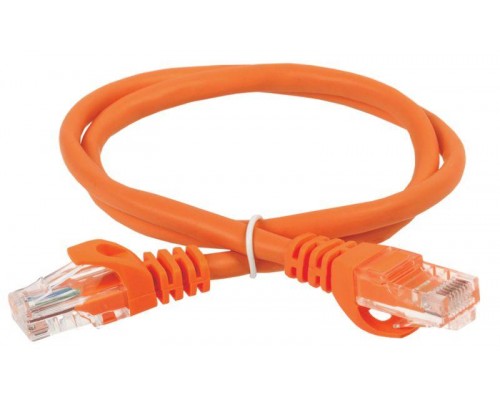 Патч-корд кат.5е UTP 1м оранж. ITK PC07-C5EU-1M