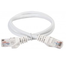 Патч-корд кат.5е UTP 2м бел. ITK PC08-C5EU-2M