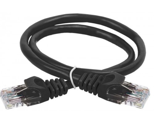 Патч-корд кат.5е UTP 3м черн. ITK PC09-C5EU-3M