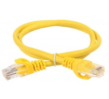 Патч-корд кат.5е UTP 5м жел. ITK PC05-C5EU-5M