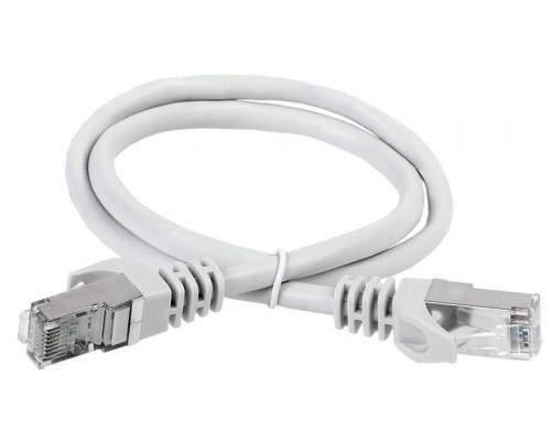 Патч-корд кат.6A S/FTP LSZH 5м сер. ITK PC01-C6ASL-5M