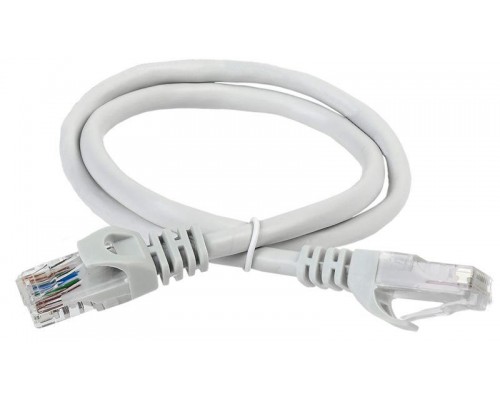 Патч-корд кат.6 UTP LSZH 5м сер. ITK PC01-C6UL-5M