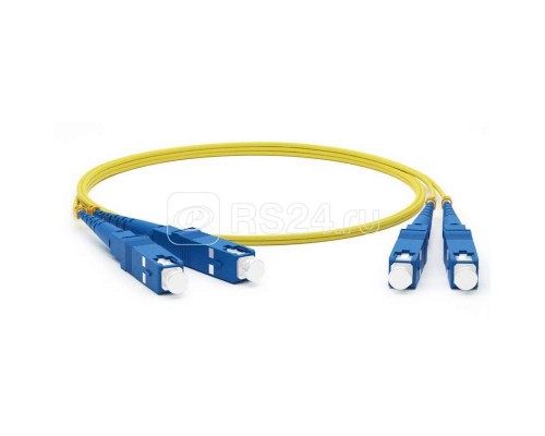Патч-корд оптический соединительный (SM) 9/125 (OS2) SC/UPC-SC/UPC (Duplex) LSZH 2м Rexant 50-2012