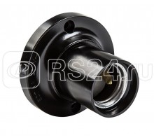 Патрон потолочный E27 Ф П-01 карболит. черн. IN HOME 4690612032238