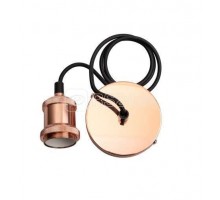 Патрон с проводом RETRO PLC 01 E27 230V/1M Rose gold JazzWay 5015975