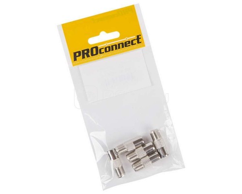 Переход гнездо F - штекер  TV (уп.5шт) PROCONNECT 05-4303-4-9