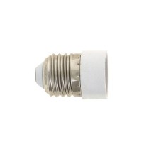 Переходник E27-E14 бел. EKF AD-E27-E14-w