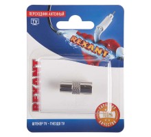 Переходник антенный штекер TV-гнездо TV блист. Rexant 06-0030-A