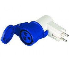 Переходник с 16А 3P 230В на 16А (2P+E) 230В DKC DIS610379