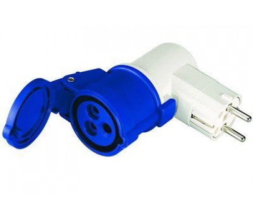 Переходник с 16А 3P 230В на 16А (2P+E) 230В DKC DIS610379