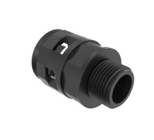 Переходник труба-коробка DN 17мм М20х1.5 полиамид черн. IP66 DKC PAM17M20N