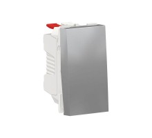 Переключатель 1-кл. 1мод. СП Unica Modular IP21 (сх. 6) 250В 10AX алюм. SchE NU310330