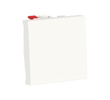 Переключатель 1-кл. 2мод. СП Unica Modular IP21 (сх. 6) 250В 10AX бел. SchE NU320318