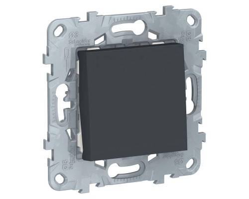 Переключатель 1-кл. 2мод. СП Unica New IP21 (сх. 6) 250В 10AX антрацит SchE NU520354