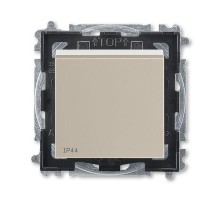Переключатель 1-кл. Levit IP44 кофе макиато/бел. ABB 2CHH596940A4018