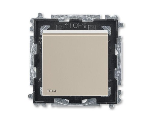 Переключатель 1-кл. Levit IP44 кофе макиато/бел. ABB 2CHH596940A4018