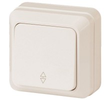 Переключатель 1-кл. ОП Quadro 10А IP20 2-103-02 250В сл. кость Intro Б0027638