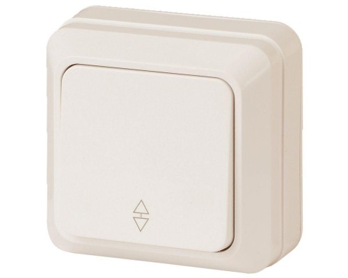 Переключатель 1-кл. ОП Quadro 10А IP20 2-103-02 250В сл. кость Intro Б0027638
