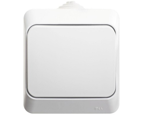 Переключатель 1-кл. ОП Этюд 10А IP44 10AX бел. SchE BA10-046B