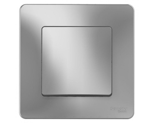 Переключатель 1-кл. СП Blanca 10А IP20 (сх. 6) 250В алюм. SchE BLNVS010603