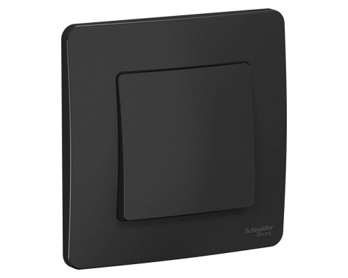 Переключатель 1-кл. СП Blanca 10А IP20 (сх. 6) 250В антрацит SchE BLNVS010606
