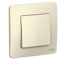 Переключатель 1-кл. СП Blanca 10А IP20 (сх. 6) 250В молочн. SchE BLNVS010602