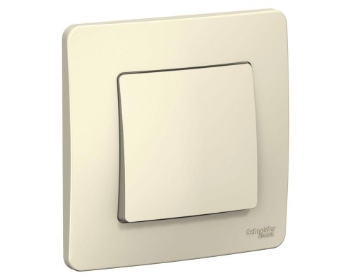 Переключатель 1-кл. СП Blanca 10А IP20 (сх. 6) 250В молочн. SchE BLNVS010602